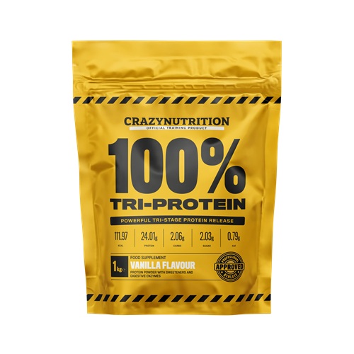 Crazy Nutrition Tri Protein Vanilla